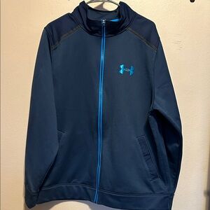 Under Armour Full Zip Light Jacket Blue Size XL
